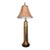 Signed Mid-Century Artillery Shell Lamp With Equally Interesting Shade and Finial For Sale