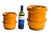 Mid-Century Modern 1970s Hand Painted Ceramic Serving Pieces From Egersund Norway, 5 Piece Set For Sale - Image 3 of 10