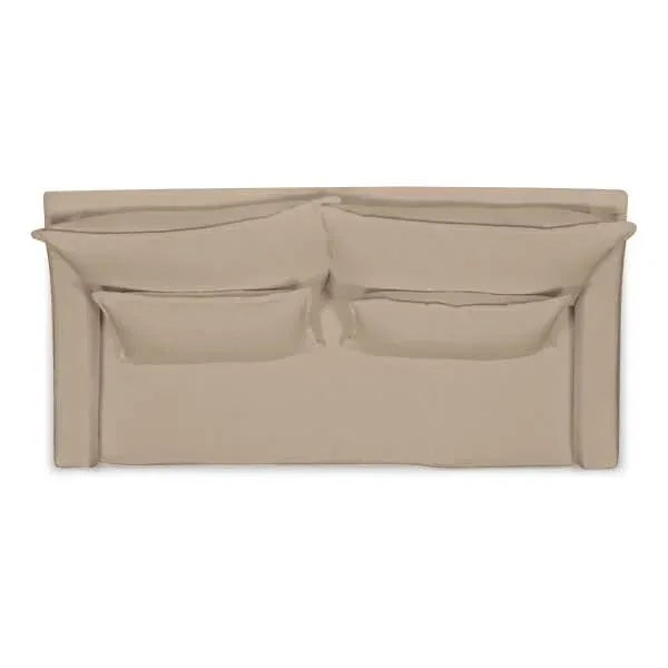 Contemporary Moss Home Darcy Sofa 96", Safari Flax For Sale - Image 3 of 7