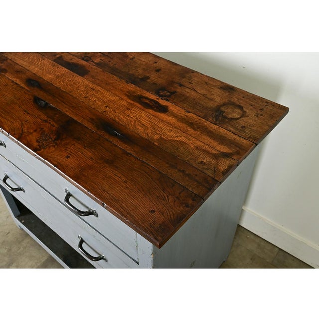 English English 19th Century Painted Work Table With Drawers For Sale - Image 3 of 12