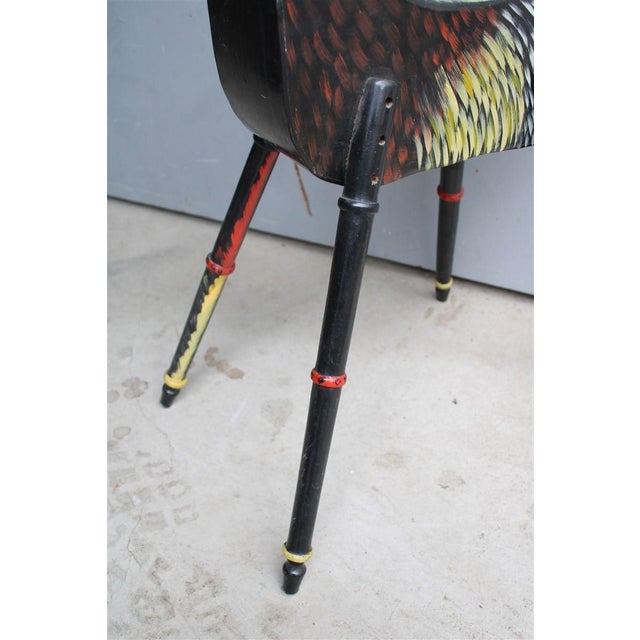 1950s Giraffe Coat Hanger for Children's Bedroom in Lacquered Wood, 1960s For Sale - Image 5 of 14