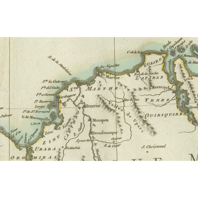Early 19th Century Antique Map of the Gulf of Mexico and Caribbean Islands by Tardieu, 1802 For Sale - Image 5 of 10