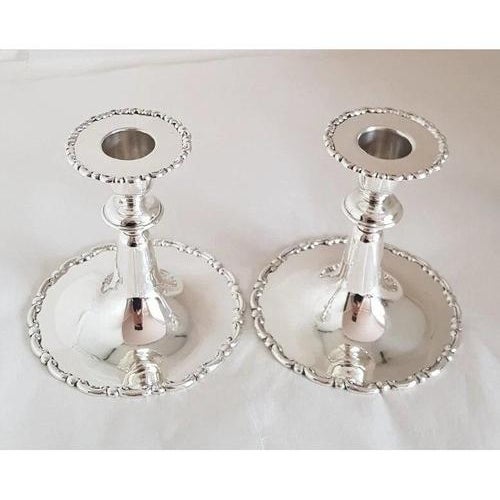 Early 20th Century Antique Sterling Silver Candlesticks from Elkington & Co., London, 1905, Set of 2 For Sale - Image 5 of 18