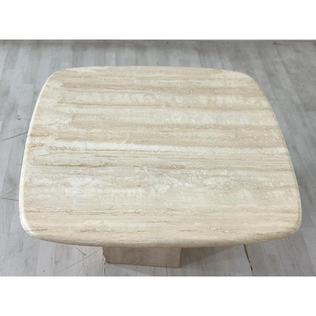 Vintage Travertine Coffee Table, 1970s For Sale - Image 4 of 11
