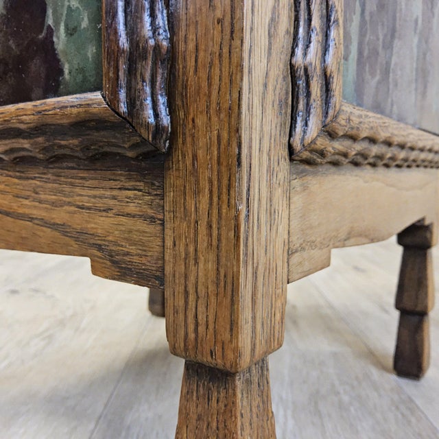 Vintage Art Deco Planter in Coloured Tiles and Wood, 1920s For Sale - Image 12 of 17