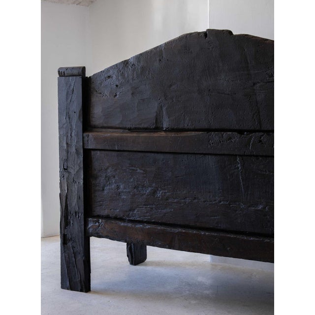 Large Folk Art Bench, 18th Century For Sale - Image 14 of 18