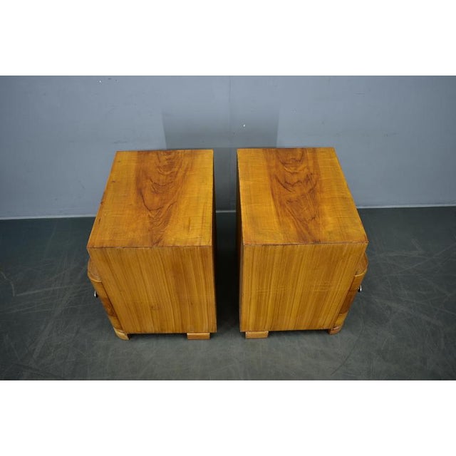 Art Deco Bedside Tables, Former Czechoslovakia, 1930s, Set of 2 For Sale - Image 11 of 18