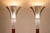 Pair of “Torchierre” Floor Lamps in Rosewood, Crystal & Metal, Unknown, 1950s For Sale - Image 10 of 12
