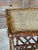 Vintage Faux Bamboo Rattan Side Table With Grasscloth Top For Sale In Naples, FL - Image 6 of 12