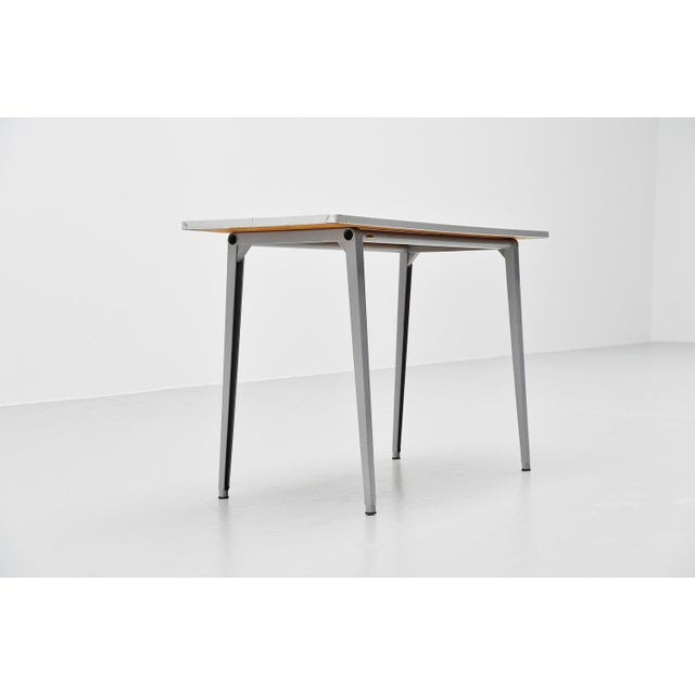 Gold Small Reform Table by Ahrend De Cirkel attributed to Friso Kramer, 1963 For Sale - Image 8 of 9
