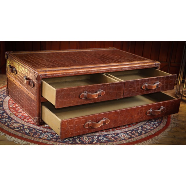 Large Leather Stoneyhurst Coffee Table from Timothy Oulton, 2010s For Sale - Image 15 of 18