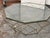 Brass Sarreid Faceted Octagonal Coffee Table For Sale - Image 8 of 12