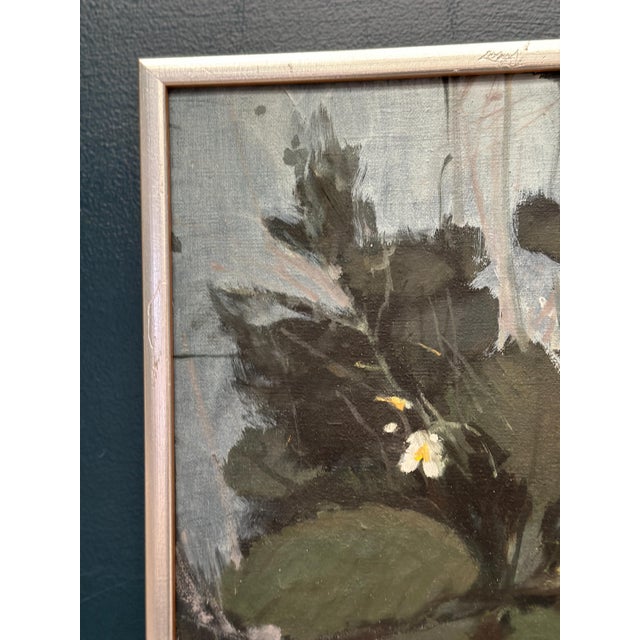 M. Jakobsson, White Blossoms, 1950s, Oil Painting on Canvas, Framed For Sale - Image 9 of 18