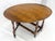Early 20th Century Solid Tiger Oak Oval Drop Leaf Gate Leg Dining Table Clean! For Sale - Image 5 of 18