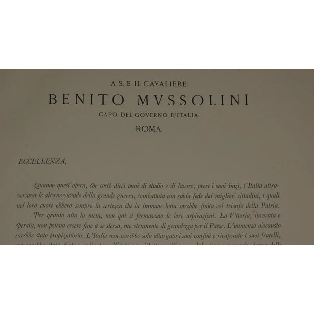 Bond Opera Cartographic, International Atlas of the Italian Touring Club with Dedication by Benito Mussolini, Italy 1927, Set of 9 For Sale - Image 6 of 18