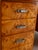 Mid-Century Modern Writing Desk in Burl Veneer with Eight Drawers For Sale - Image 9 of 16