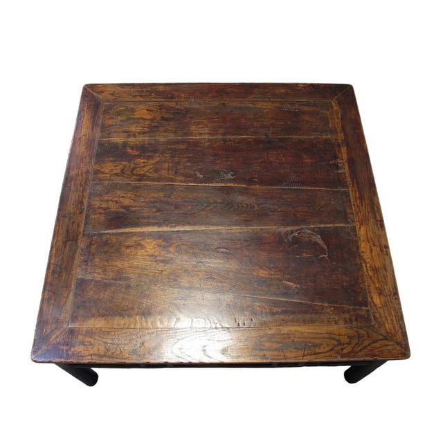 Antique 40" Square Coffee Table For Sale - Image 4 of 7