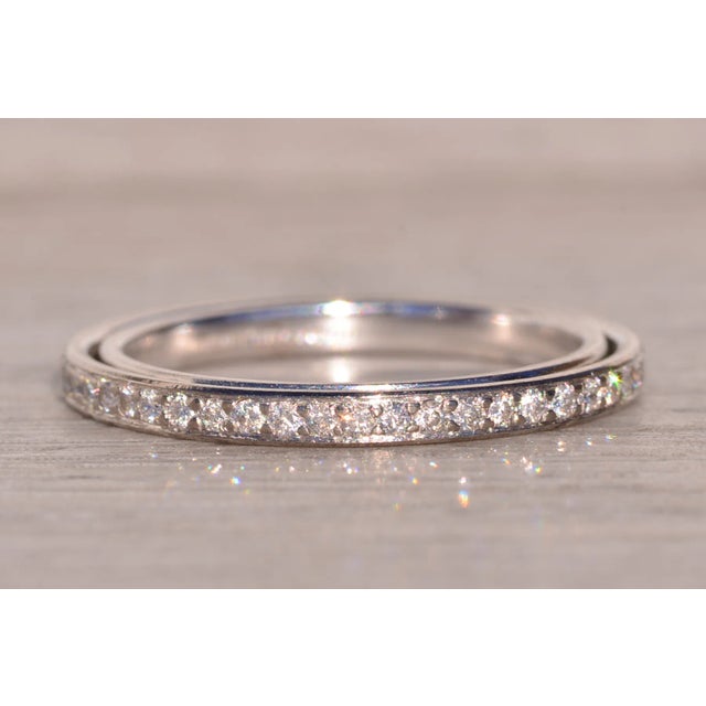 Contemporary The Continuum Steller Two: Designer Signed Eternity Band with Natural Diamonds For Sale - Image 3 of 8