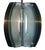 1960s Fontana Arte Attributed Smoky & Frosted Glass Pendant, Italy, 1960's. For Sale - Image 5 of 7
