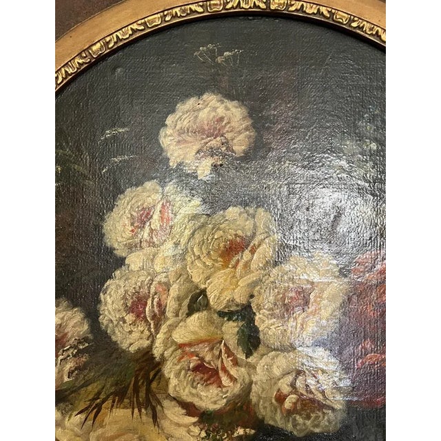 This painting is a superb 19th-century oil on canvas depicting a bouquet of peonies. The artist has skilfully captured the...
