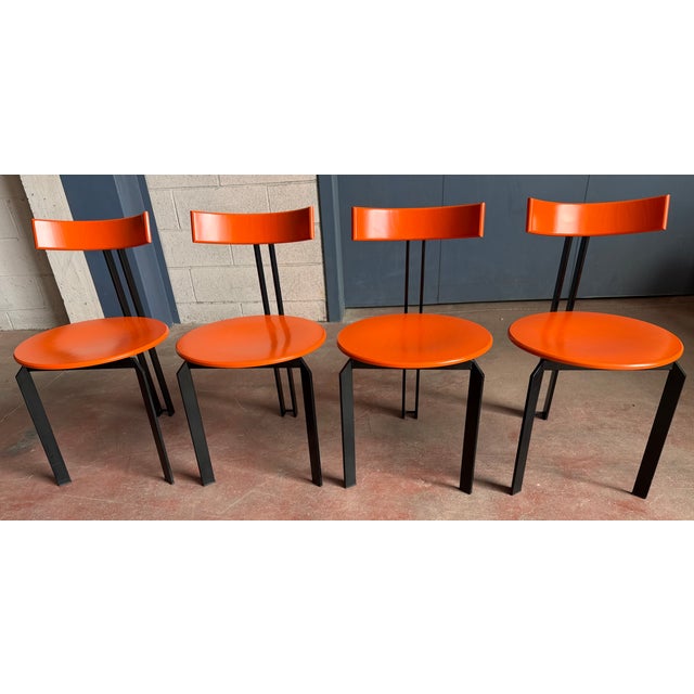 Wood Zeta Dining Chairs by Harvink, 1980s, Set of 4 For Sale - Image 7 of 7