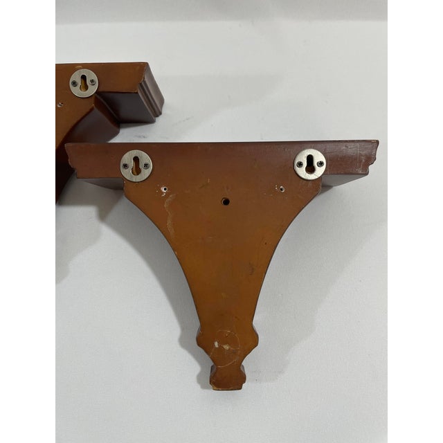 Late 20th Century Vintage Kensington Row Wall Shelf Brackets Corbels For Sale - Image 9 of 17