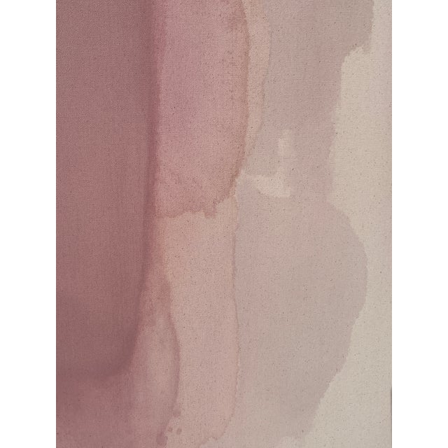 "Pointe" Layered Blush Tones Minimalist Color Field Painting For Sale - Image 9 of 10