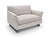 Wood Lancaster Contemporary Melody Chair & a Half With Ottoman and Slipcovers For Sale - Image 7 of 14