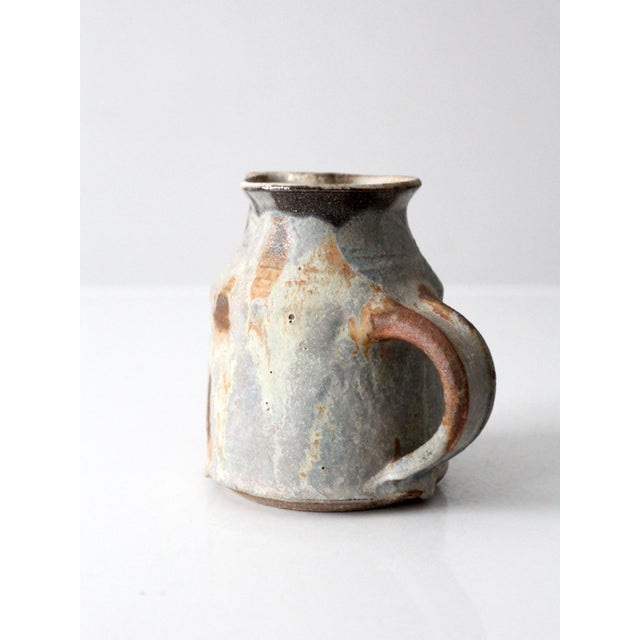 Vintage Studio Pottery Pitcher For Sale - Image 6 of 11