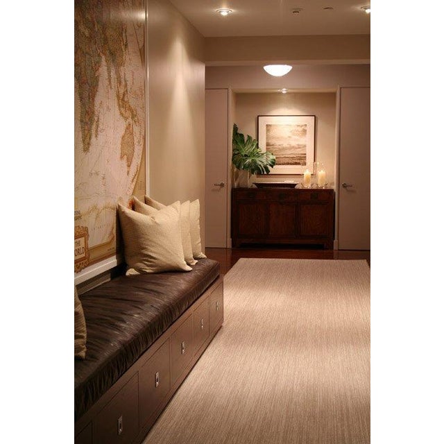 Modern Baxter Bench, Medium Walnut For Sale - Image 3 of 4