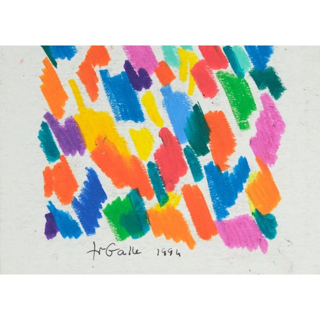Françoise Galle, Poetic Pixel, Pastel Drawing For Sale - Image 6 of 7