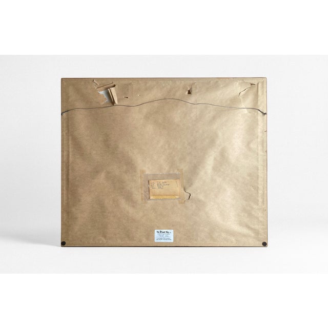 An original mixed-media collage titled Martian Landings by California artist Evelyn Hester. Layered forms and vivid...