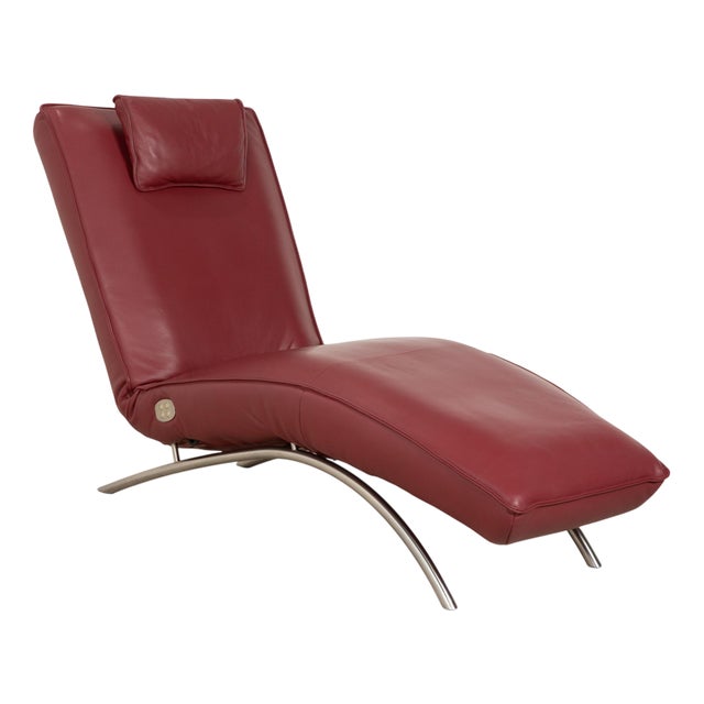 Jonas Leather Chaise Lounge from Koinor For Sale