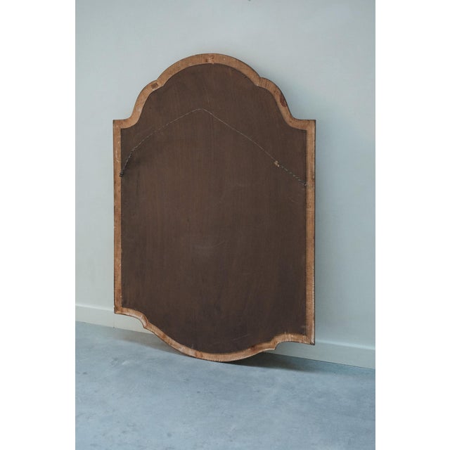 Large French Wall Mirror in Wood For Sale - Image 6 of 7