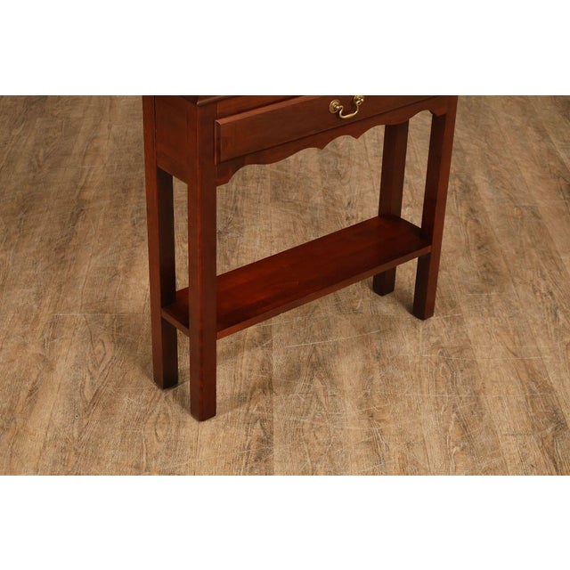 Chippendale Style Narrow One Drawer Small Console Table For Sale In Philadelphia - Image 6 of 18
