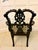Brown Antique Victorian Carved Mahogany Chippendale Style Ribbon Back Desk Chair, 1860 For Sale - Image 8 of 16