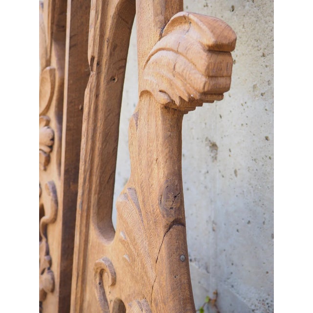Pair of Large Carved Oak Boiserie Elements From Normandy, France, Circa 1880 For Sale - Image 10 of 13