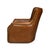 American Traditional Brown Leather Swivel Chair For Sale - Image 3 of 11