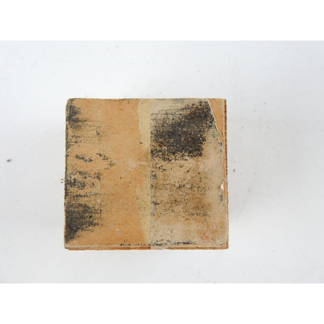 Mid Century Etched Metal & Wood Print Block of Goat For Sale - Image 4 of 5