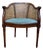 Louis XVI Style Stained Wood Desk Chair with Cane Seat, 19th Century For Sale