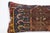 Authentic Antique Caucasian Rug Pillow Cover – Low‑Pile Wool Textile -15'' X 32'' For Sale In Tampa - Image 6 of 8