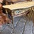 1950s Mid-Century Modern Yellow Marble and Brass Italian Console For Sale - Image 10 of 10