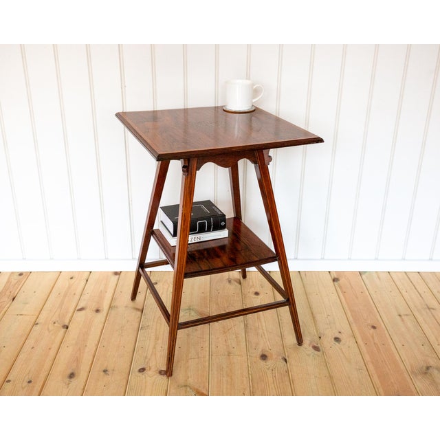 Antique Early 20th Century Edwardian Rosewood Side Table, 1900s For Sale - Image 10 of 18