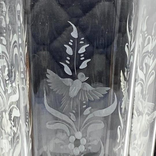 Murano Giovanni Cenedese Glass Vase "Doves of Spring" (Limited Edition, Vintage 1982, Signed) Venini Seguso Barovier For Sale In Philadelphia - Image 6 of 18
