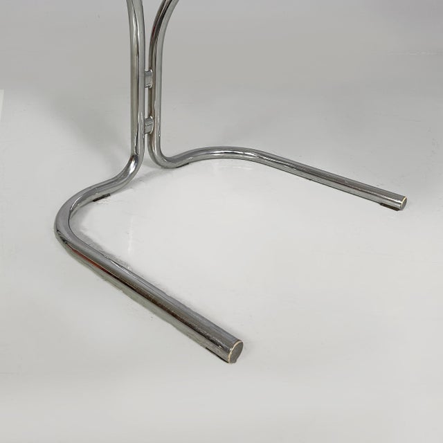 Italian Modern Chairs in Steel, 1970s, Set of 6 For Sale - Image 17 of 18