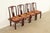 George Zee Antique Chinese Carved Rosewood Dining Chairs With Mother of Pearl Inlay, Circa 1890s For Sale - Image 4 of 13