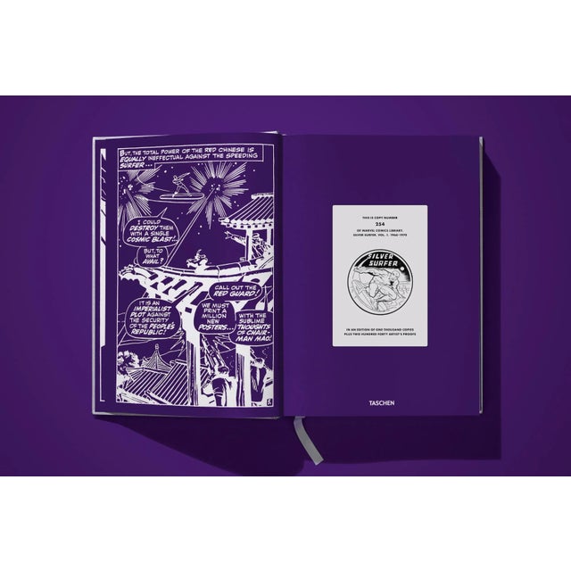 Contemporary TASCHEN Books "Marvel Comics Library. Silver Surfer. Vol. 1. 1968–1970" Collector's Edition, numbered For Sale - Image 3 of 11