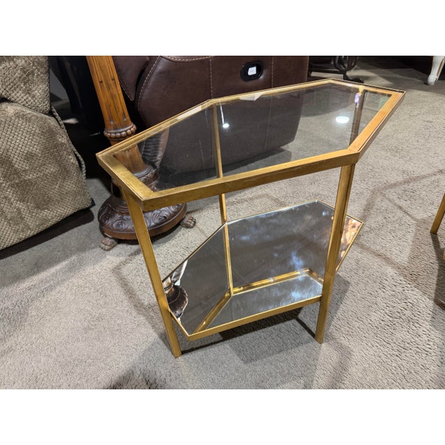 Global Views Hexagon Side Table - Set of Two For Sale In Las Vegas - Image 6 of 7