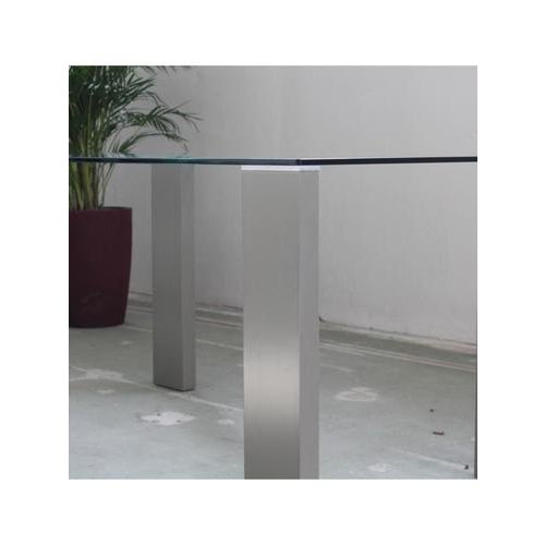 Rectangular Romilda Glass Table, Italy For Sale - Image 12 of 13