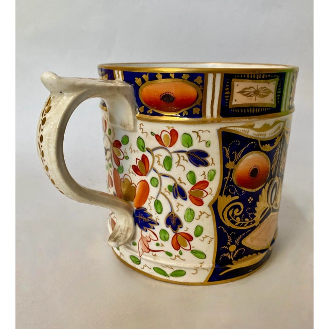Royal Crown Derby Porcelain Antique Early 19th Century Royal Crown Derby Porter's Mug Old Imari For Sale - Image 4 of 9